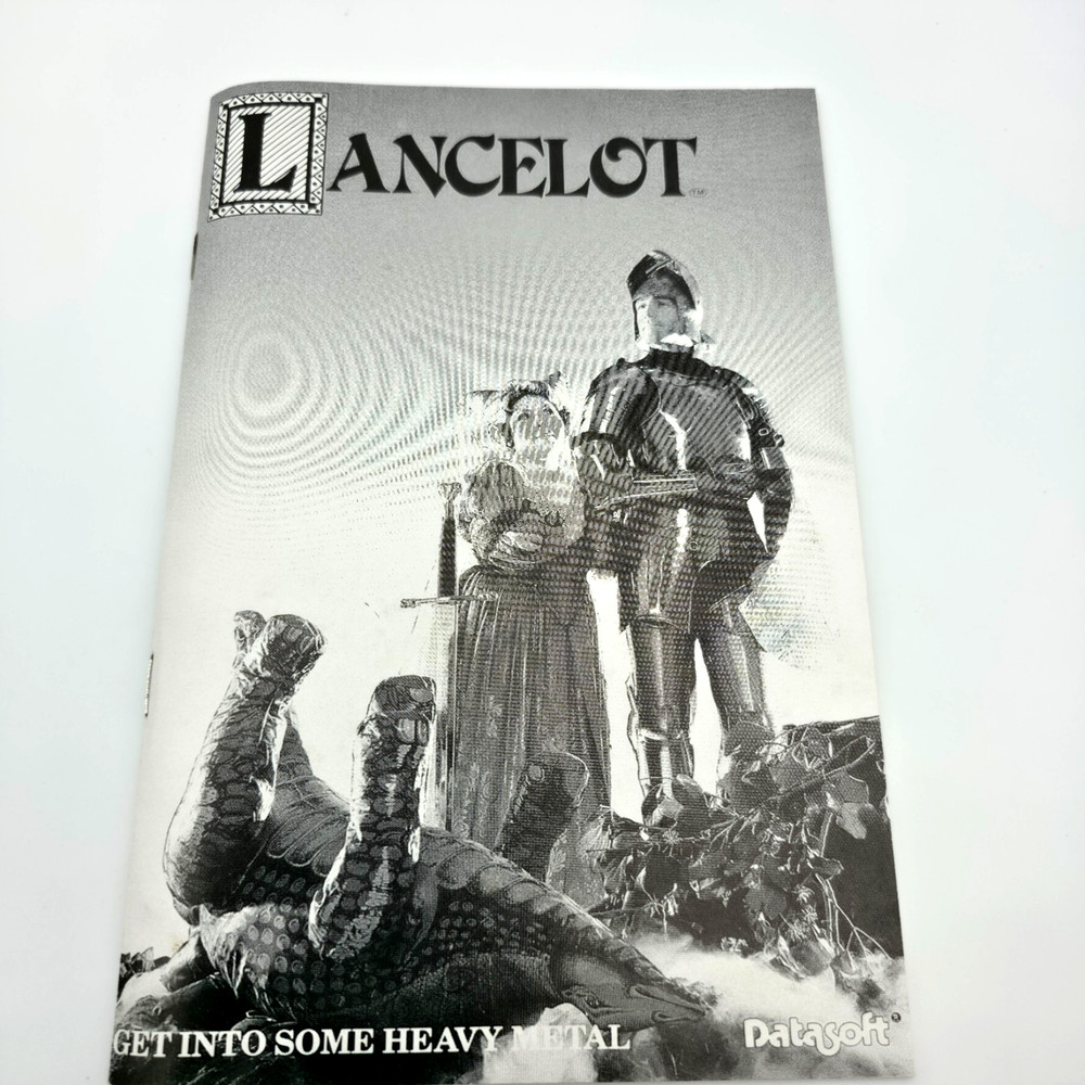 CIB! Rare! Lancelot (Commodore 64/128, 5.25" Disk, 1988 Datasoft) – Tested!