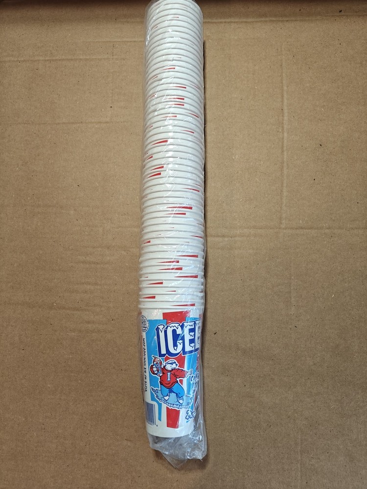 ICEE Paper Cups - 21oz - 2 Points EA - 50 Cups per Sleeve -NEW