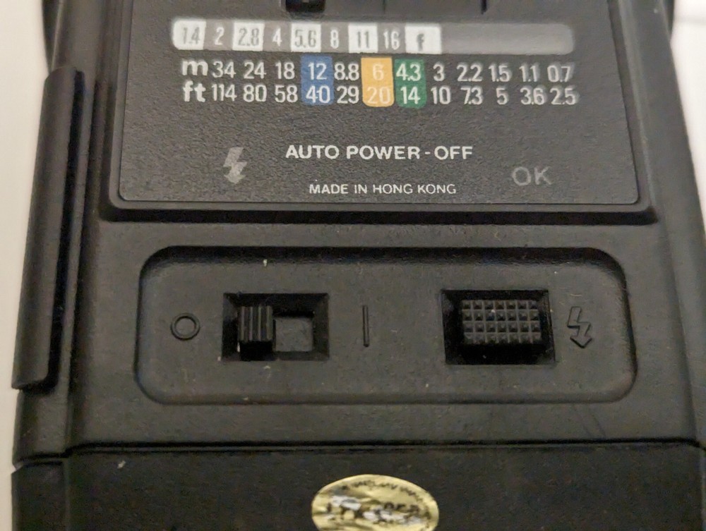 Quantaray Camera Flash Model QB-6500A Shoe Mount Equipment Tested Works See Pics