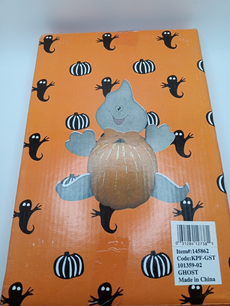 Halloween Create a Pumpkin Ghost Kit Wood  item