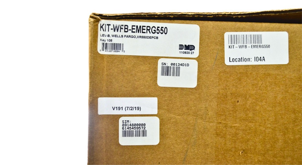 DMP KIT-WFB-EMERG550 XR550 Control Panel