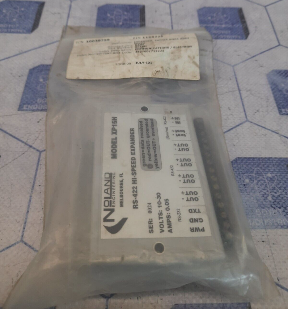 NOLAND MODEL XP15H RS-422