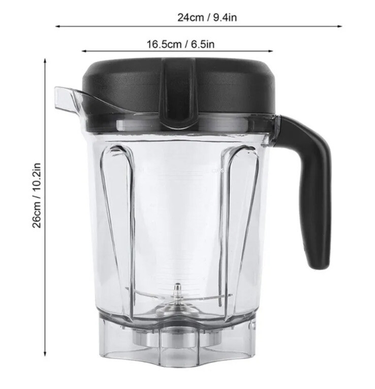 Blender Container Cup Lid Replacement Accessories Mixer Container Cups 64oz