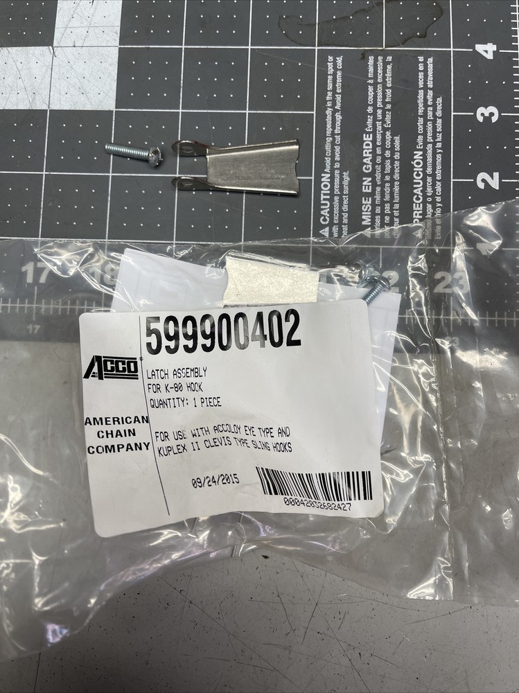 Latch Asembly For K-80 Hook Hoist Chain Fall (x62