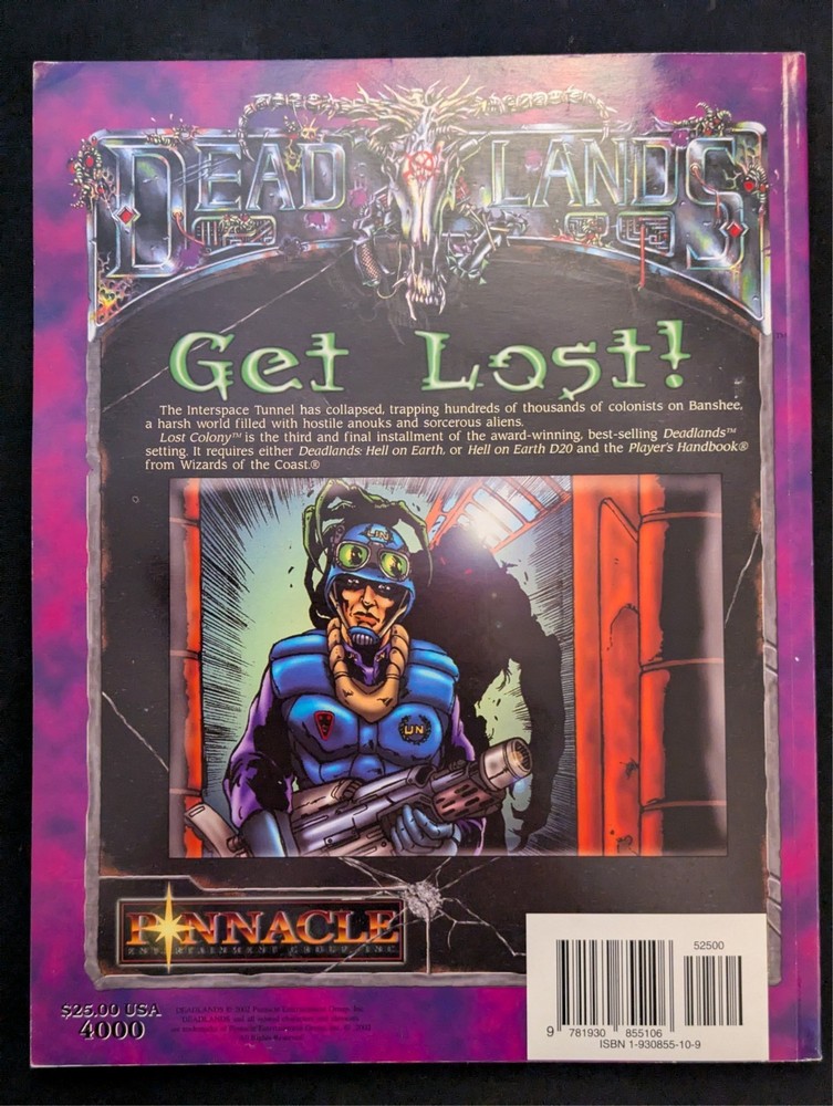 Lost Colony - Deadlands Hell on Earth - Pinnacle - 2002