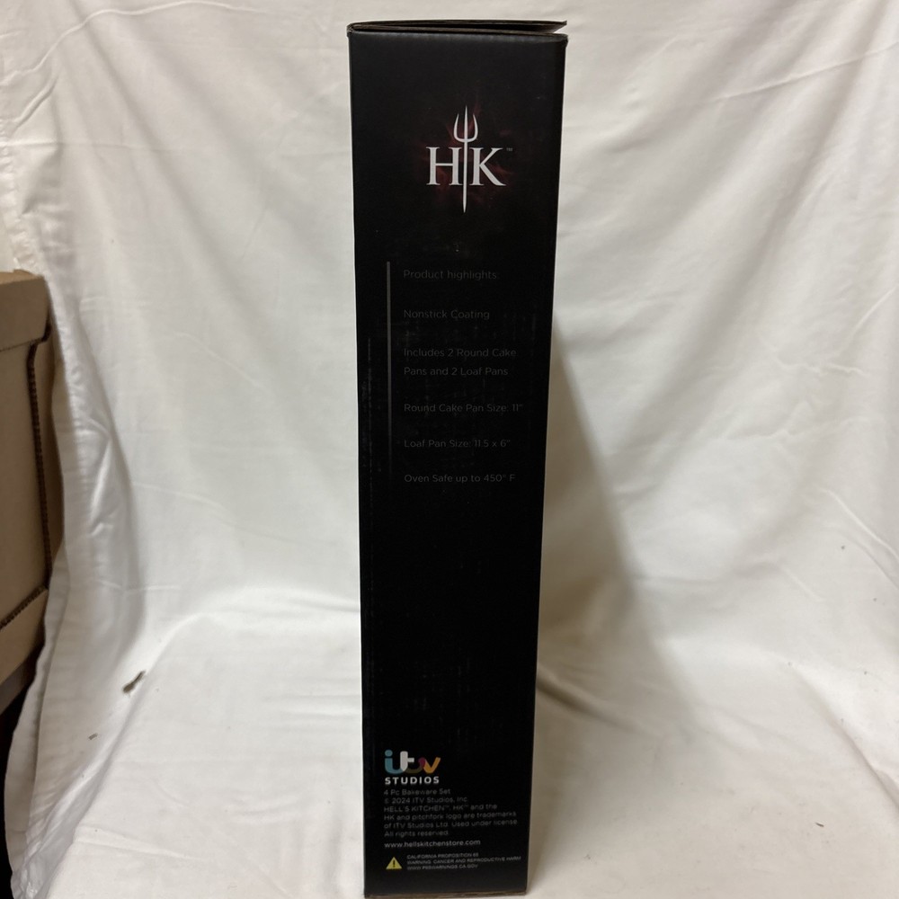 Hells Kitchen 4pc Bakeware Set Oven Safe To 450 Degrees