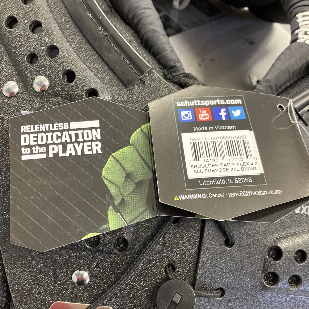 Shut Football￼pads With Back Plate
