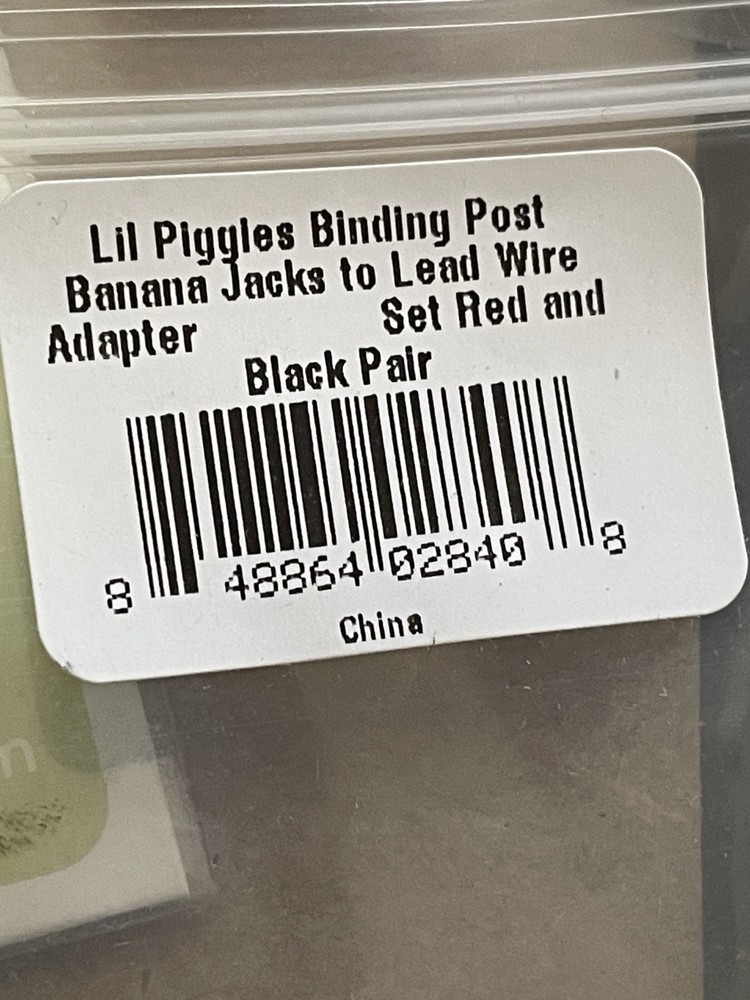Various Binding Posts Dayton And Little Piggiles