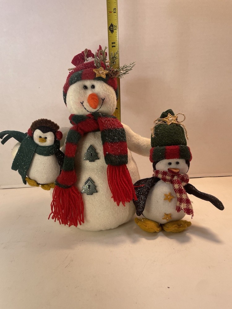 Snowman And Penguins