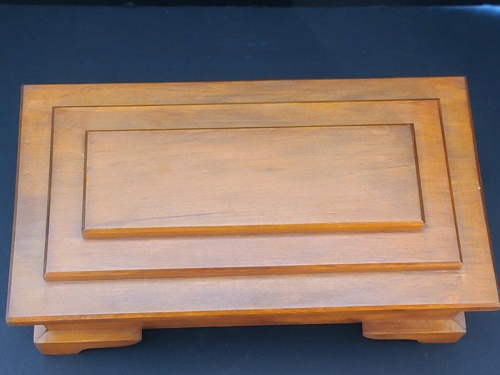 Decoative Wood Chest Box With Removable Lid