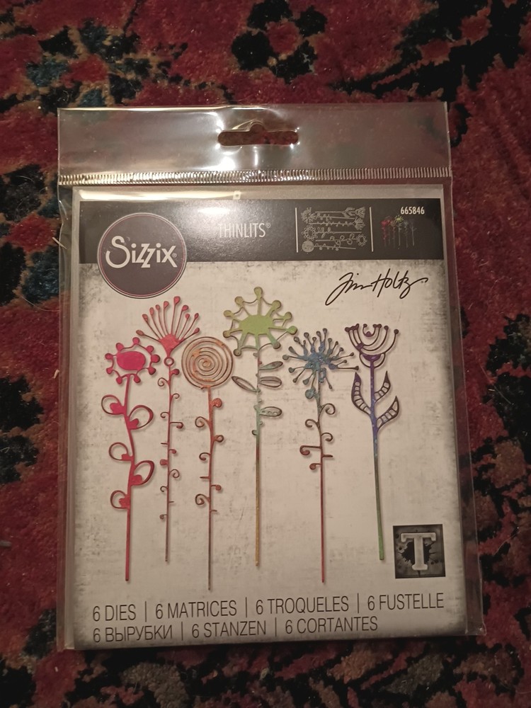 Sizzix Thinlits Dies, Artsy Stems 665846 6 Dies
