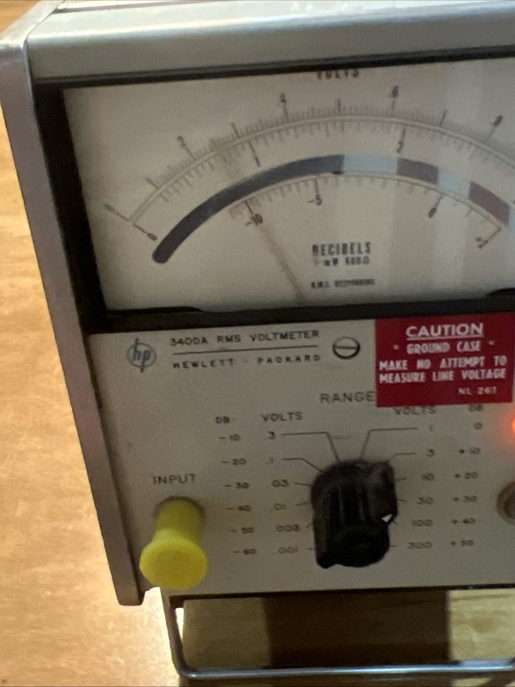 HP 3400A RMS Voltmeter