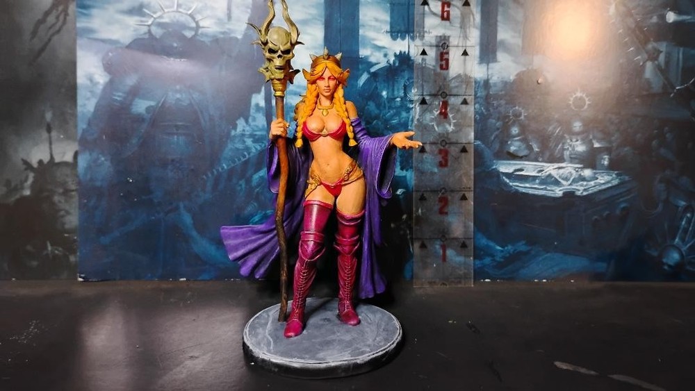 Lilith Dreamreaver Necromancer original prototype from Evil Painter Studios