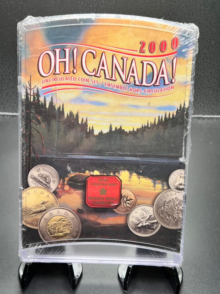 2000 OH CANADA Uncirculated 7-Coin Display Set NEW Unopened