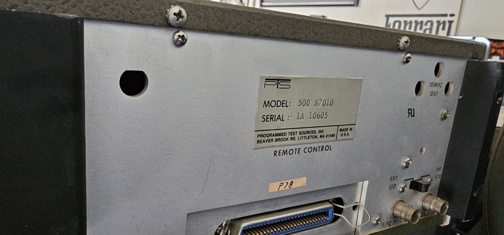 Programmed Test Sources PTS 500 Frequency Synthesizer 1-500 MHz