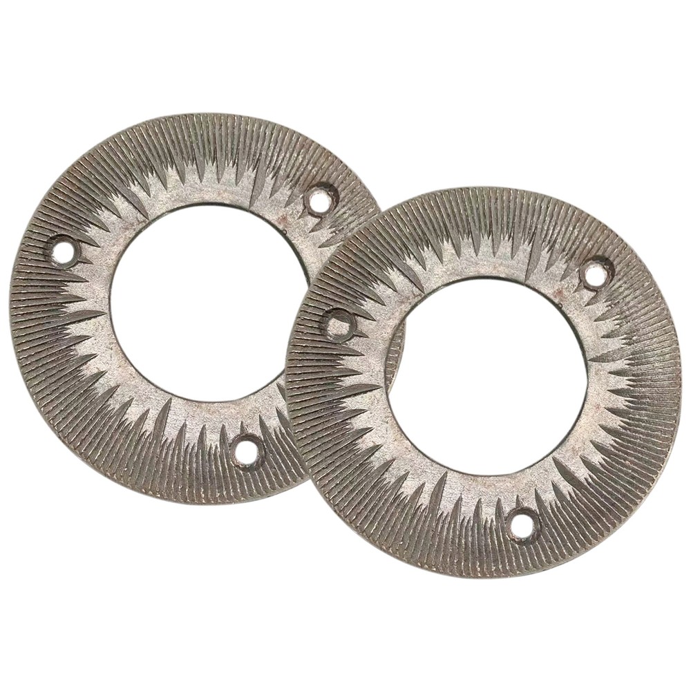 2Pcs Electric Grain Mill Grinder Grinding Sheets Replacement Grinding Plate 110V