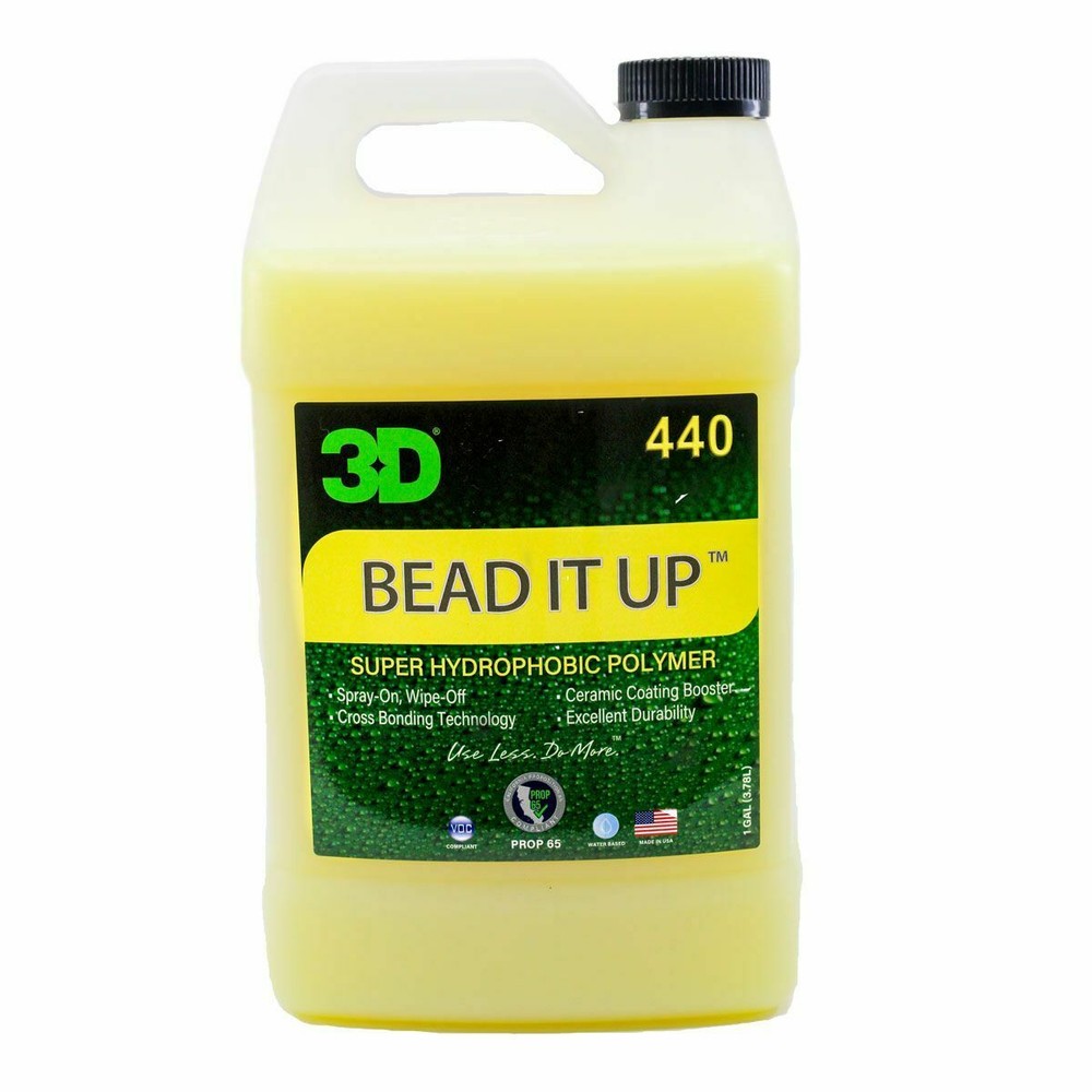 3D Bead It Up 1 Gallon | Hydrophobic Ceramic Polymer Spray