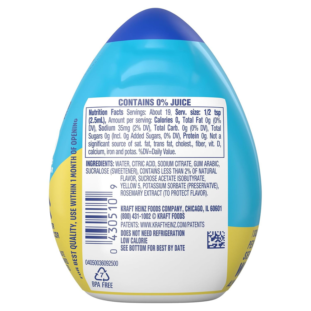 Liquid Water Enhancer, Lemonade, 1.62 OZ, 12-Pack