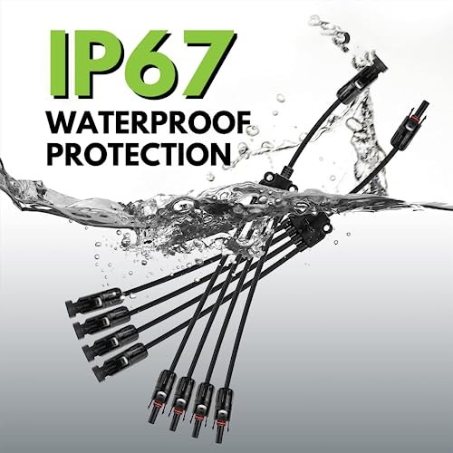 The Original Solar Y Branch Connectors Extra Long Solar Panel Parallel