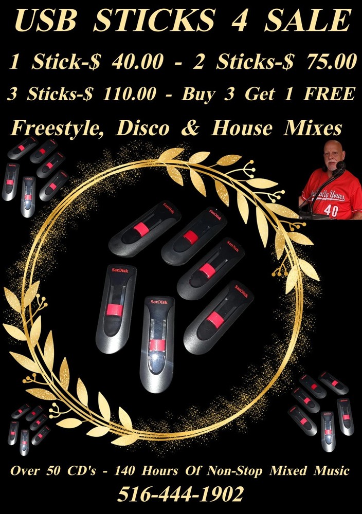 Freestyle, Disco & House Music USB Sticks