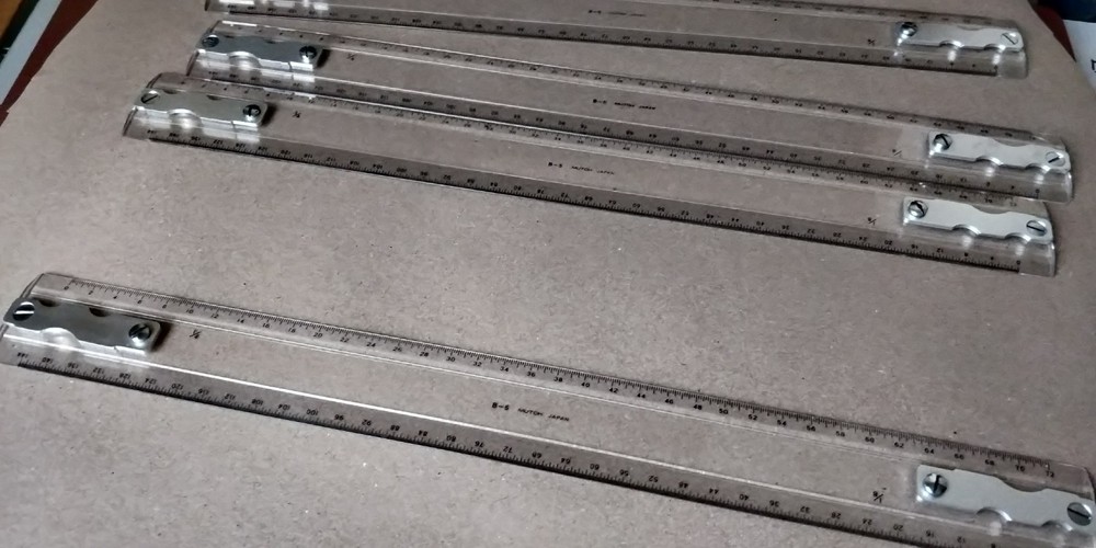 MUTOH Drafting Machine Scale / Rule 18” Model B-5