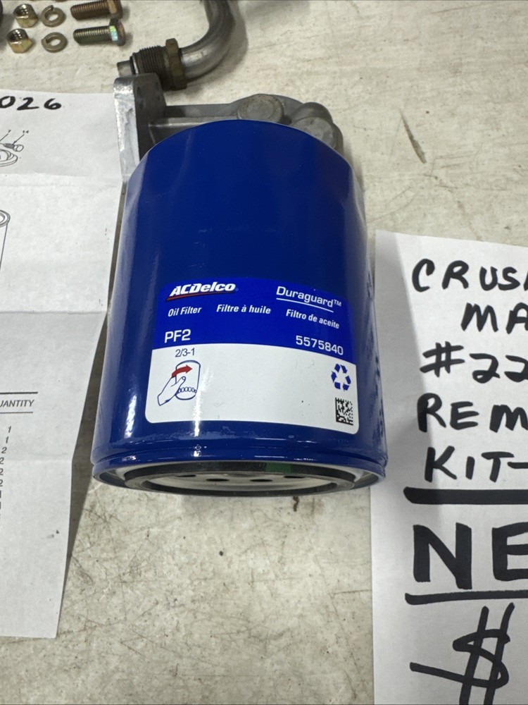 Crusader Marine Remote Oil Filter Kit 22026