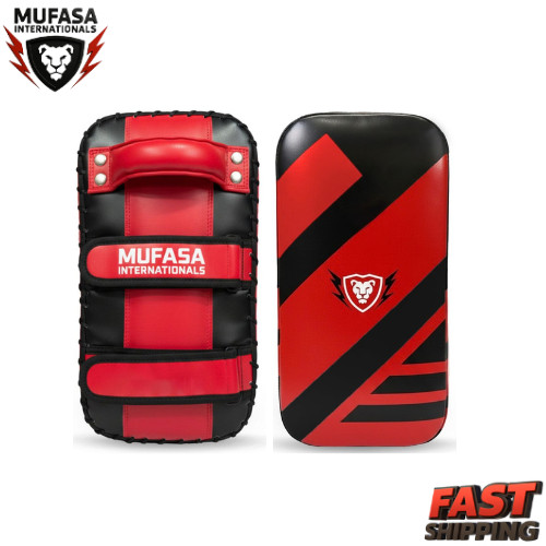Mufasa Thai Pad Durable Artificial Leather Kickboxing & MMA Training Gear 2.2lb