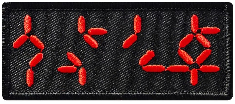 Predator Autodestruction Display Alien PATCH | 2PC HOOK BACKING 3.5"x1.5"