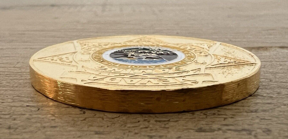 Nevada Gaming Control Board Challenge Coin Blank Back