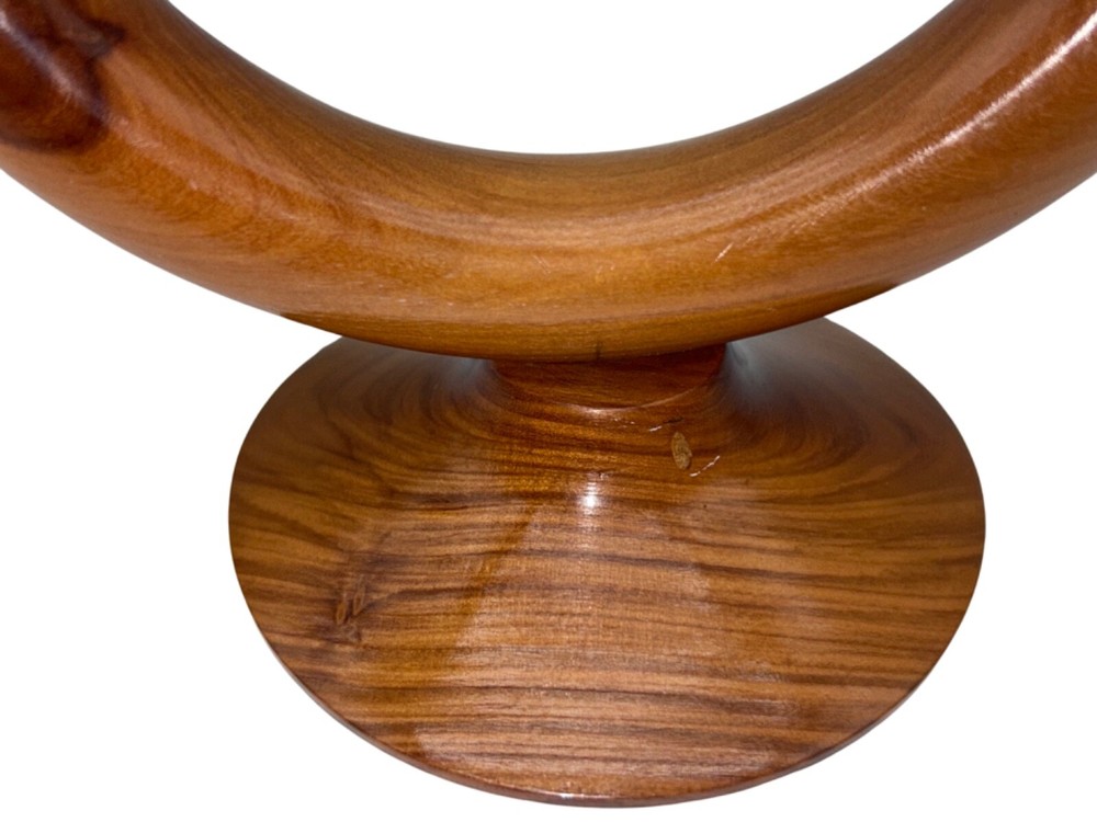 Wooden Candlelabra Two Arm