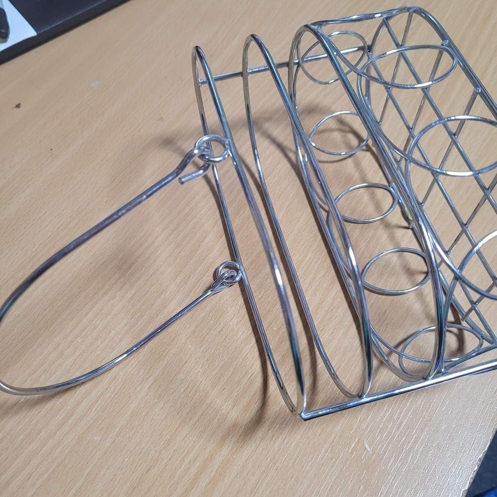 Condiment Holder Metal Wire Rack with Handle