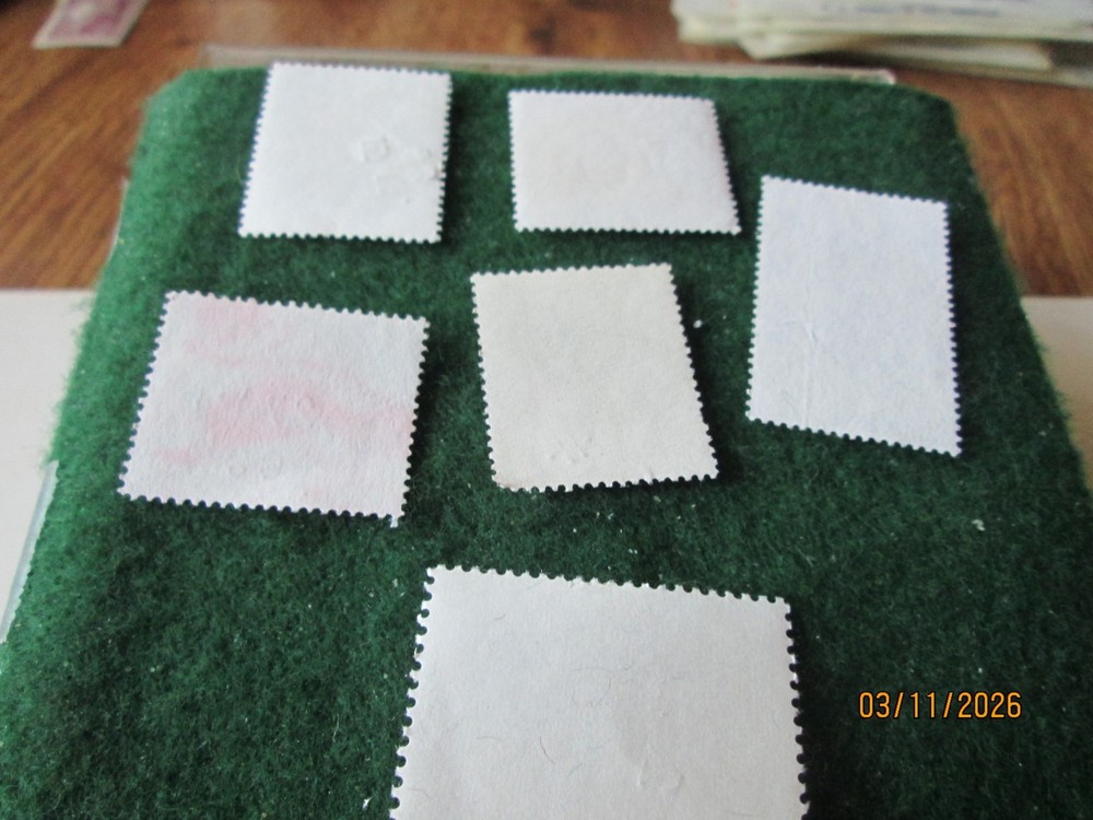 SIX [6] CEYLON STAMPS #374-79. USED.