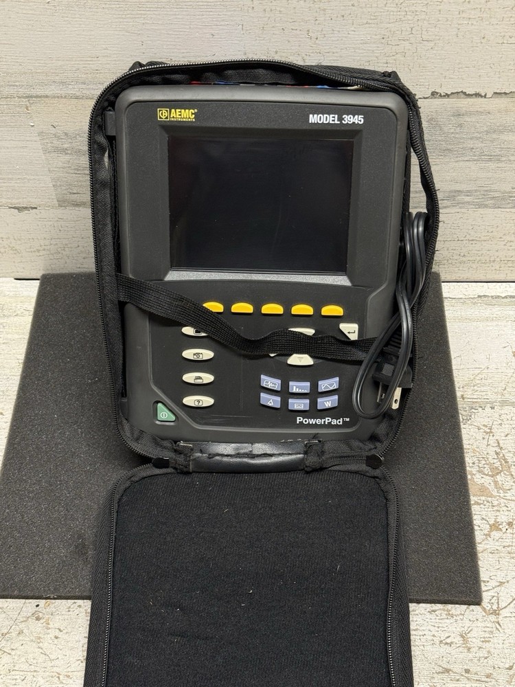 AEMC 3945-B POWERPAD 3-PHASE POWER QUALITY ANALYZER NICE