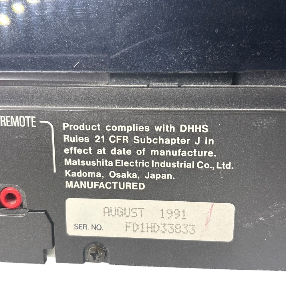Technics Model SL-PC505 Black Home Audio Multi-Compact Disc Player 1991