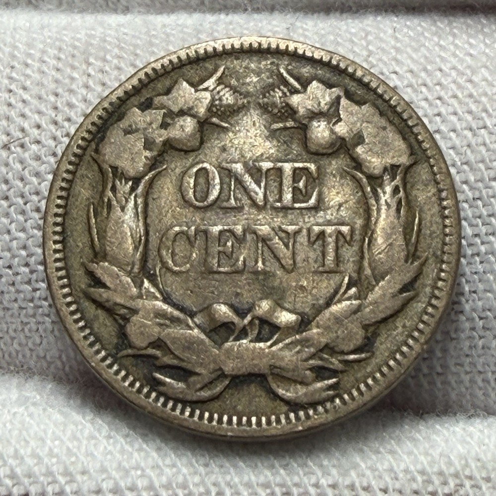 1857 Flying Eagle Cent Penny receive coin pictured see description #4366
