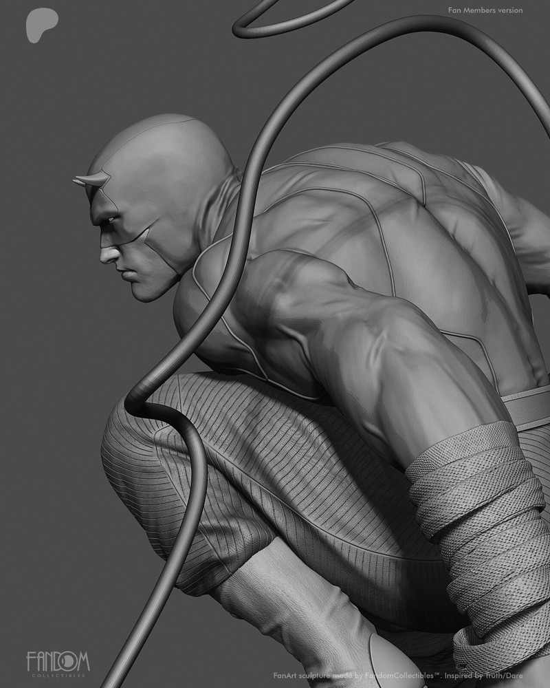 Daredevil 3D Print Unpainted/Unassembled