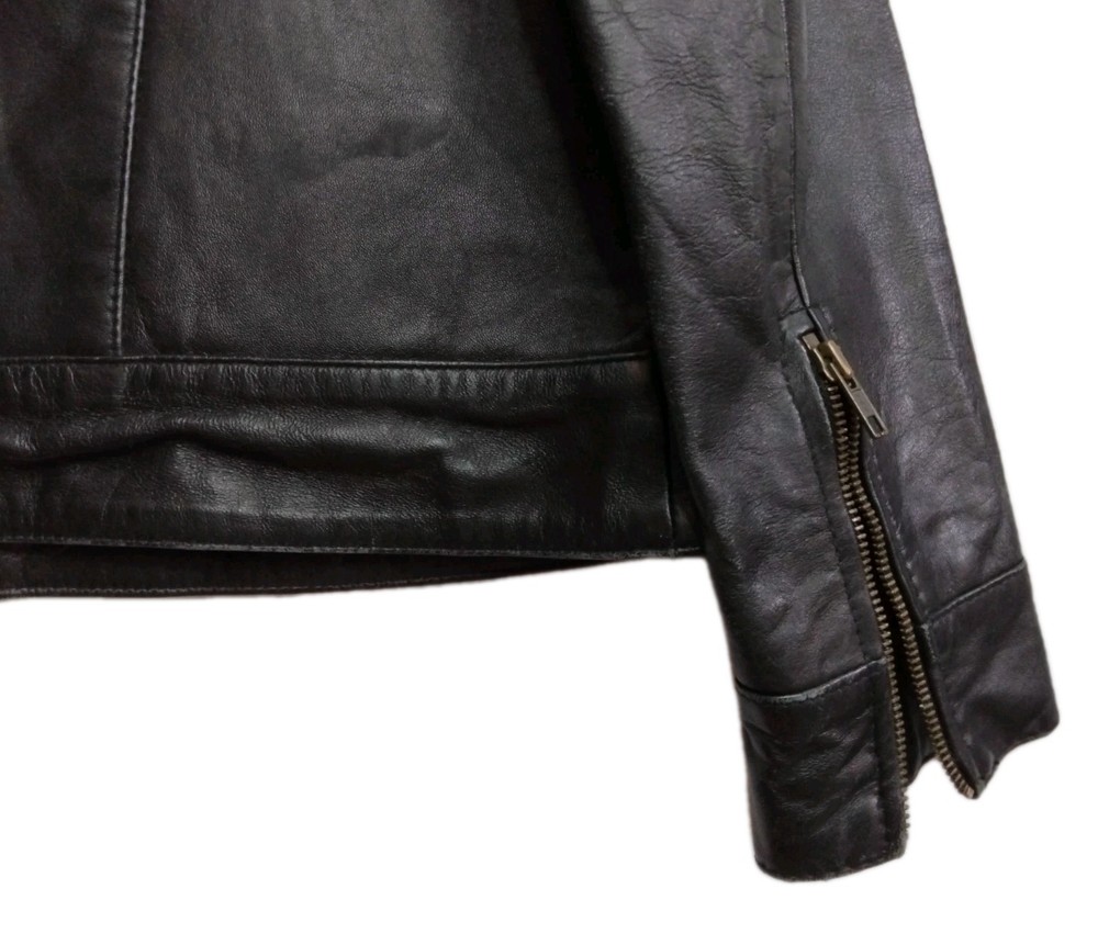 Domaze Black Leather Jacket