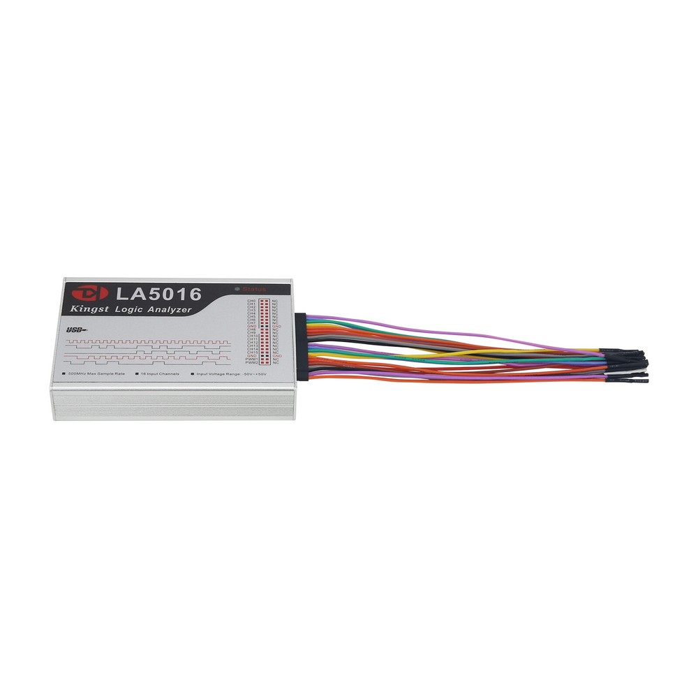 LA5016 USB Logic Analyzer 16CH 500M Sampling 5G Sample Depth PWM Output ifa