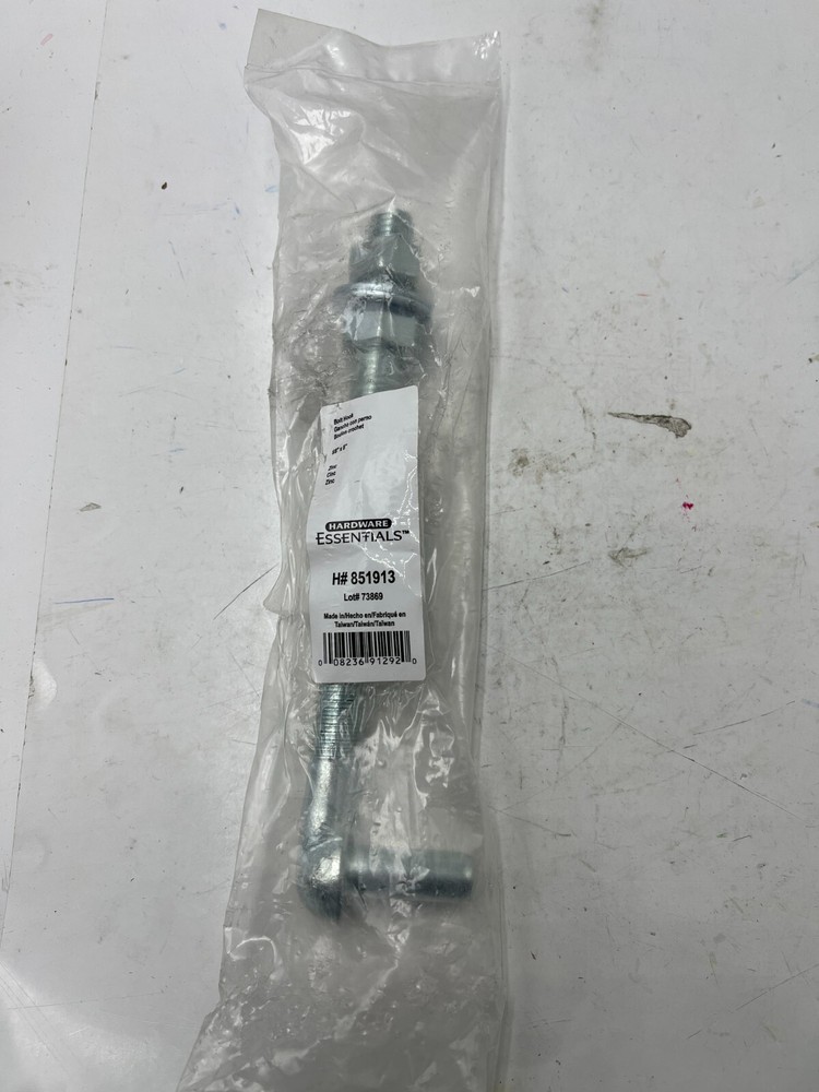 Hardware Essentials Zinc Plated Bolt Hook 5/8"x 8"  851913