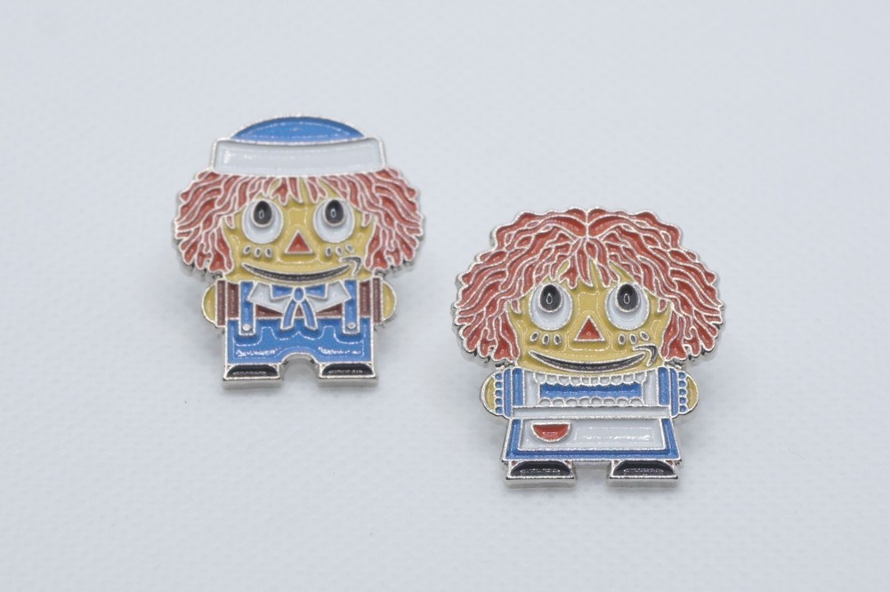 Amazon Employee Raggedy Ann and Andy Peccy Pin