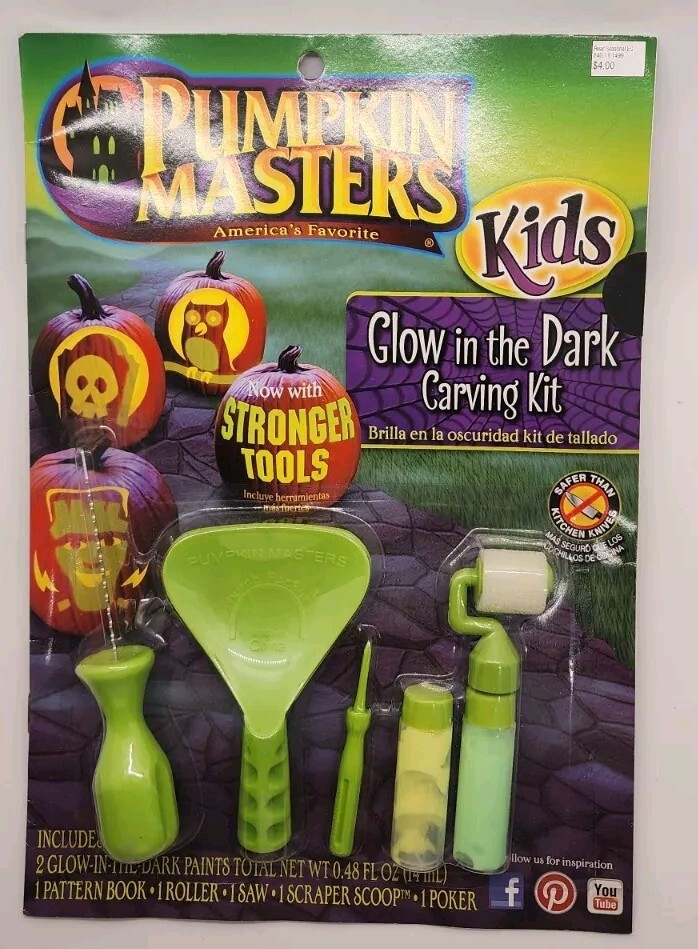 Pumpkin Masters Pumpkin Carving Kit Includes 5 Tools and Pattern Book