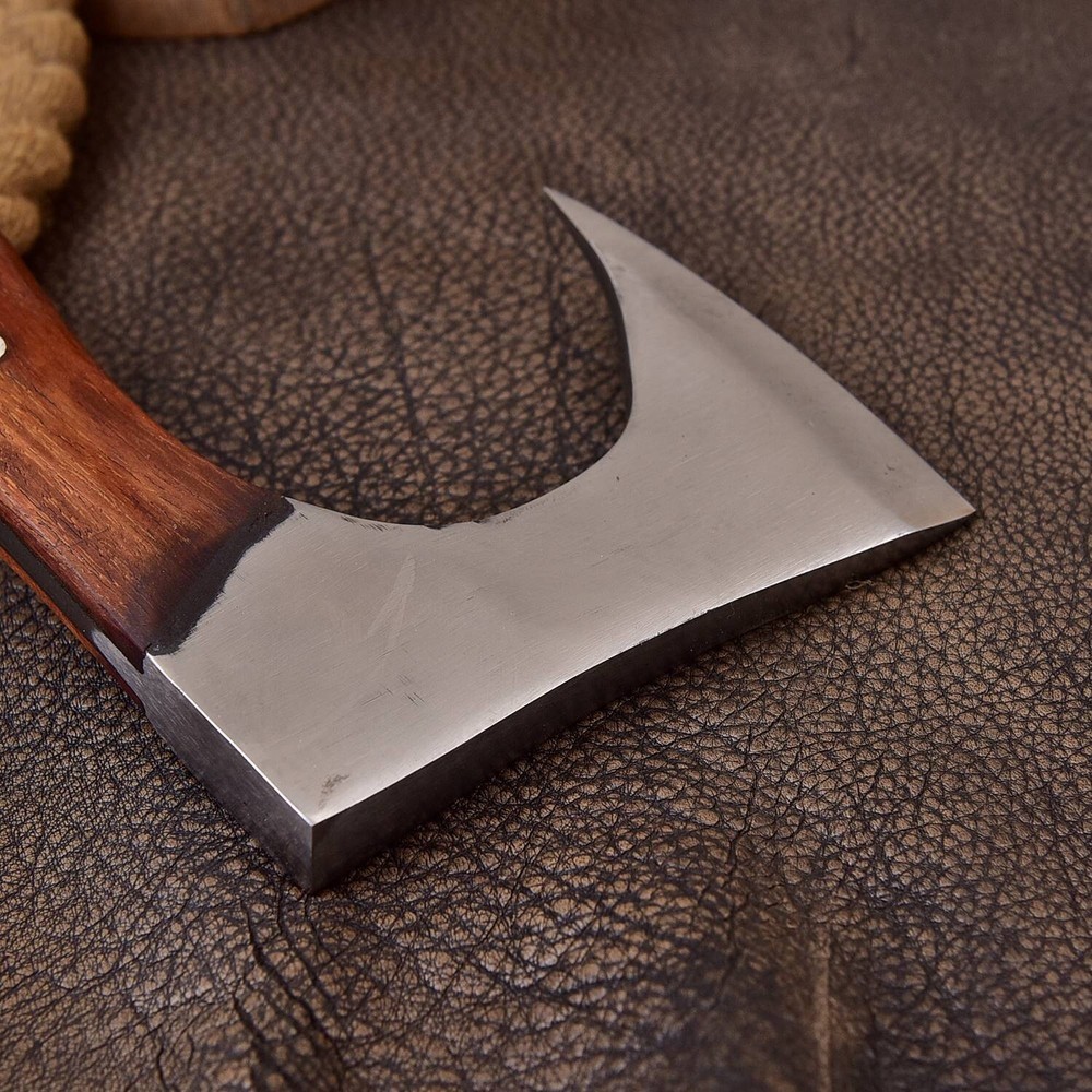 handmade high carbon steel throwing axe
