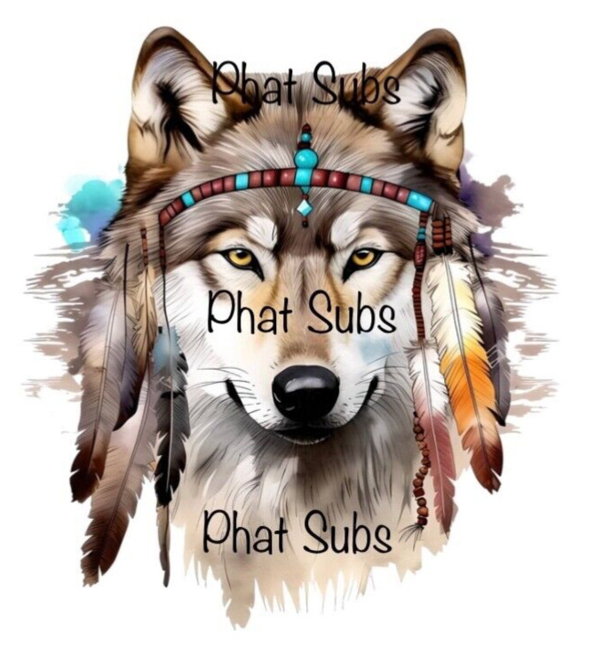 Sublimation Print Native Wolf Ready to Press Heat Transfer