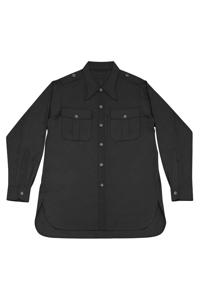 WW2 German Panzer Black Long Sleeve Shirt