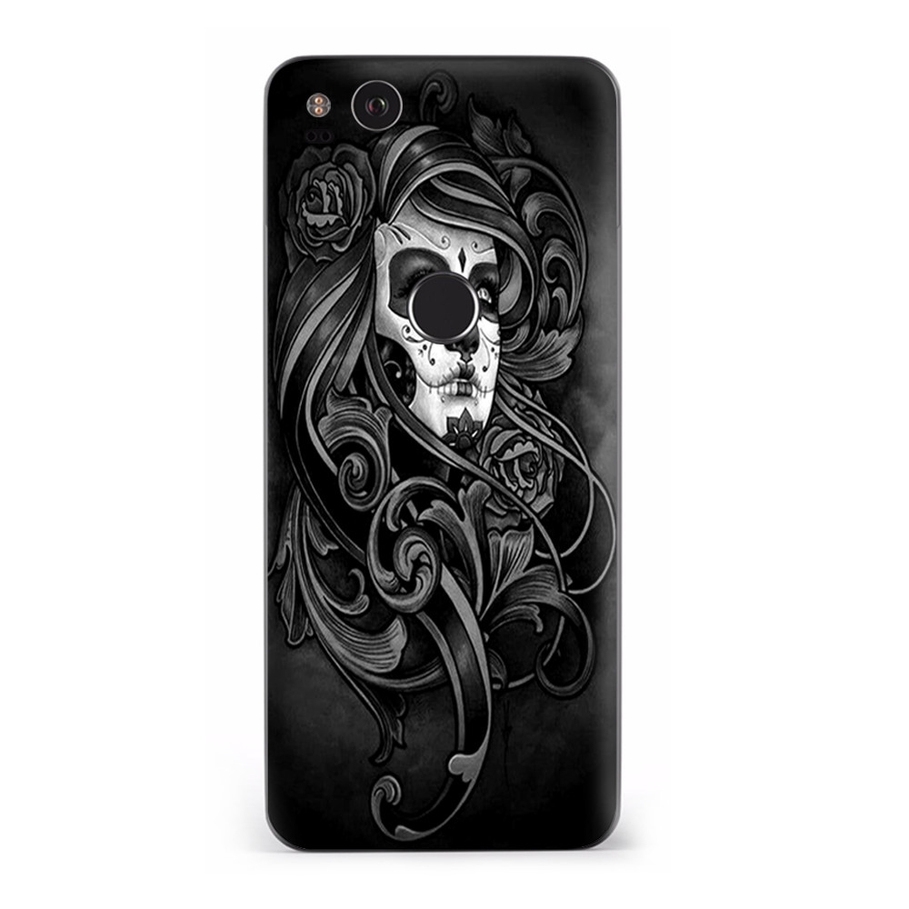 Google Pixel 2 Skins Decal Wrap Sugar Skull Girl