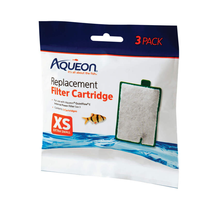 Aqueon QuietFlow Replacement Filter Cartridge X-Small 3 pack