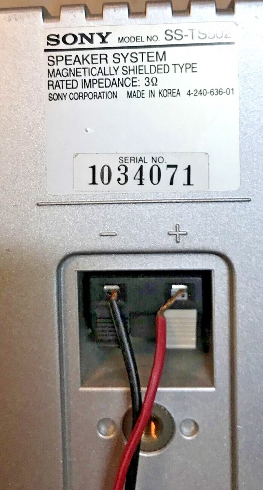 SONY speaker SS TS502 Left Side