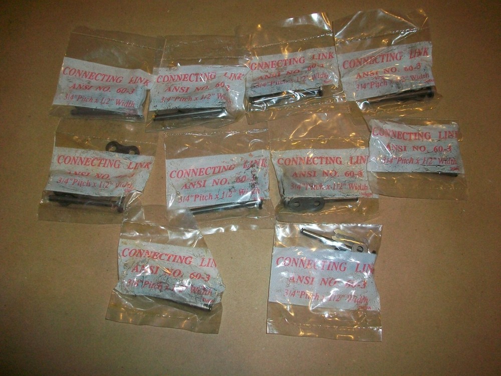10pc Chain Connecting Link 60-3  60-3R   NEW