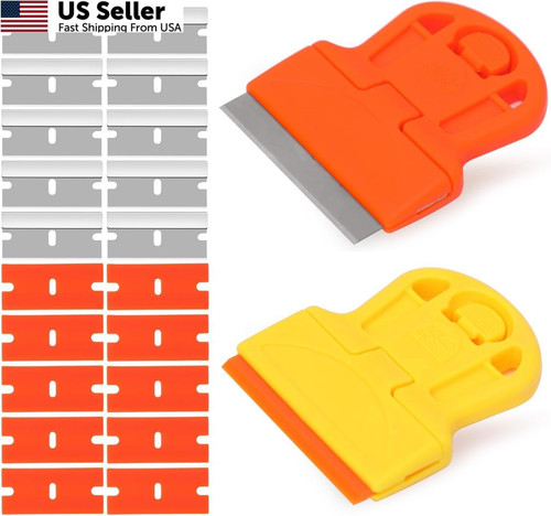 2 Pack Razor Blade Scraper Plastic Tool 2