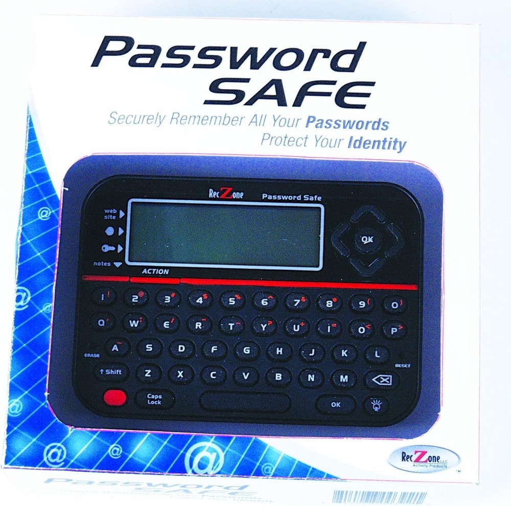 Portable Password Vault with QWERTY Keyboard